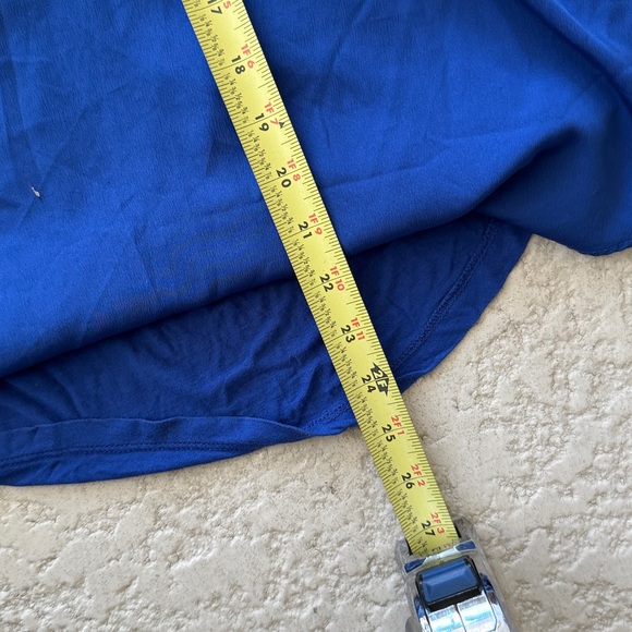 Rock & Republic royal blue T Back Top size medium - Picture 6 of 10